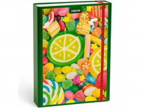 Nebulo: Füzetbox A/4-es méretben candy mintával