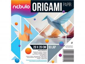 Nebulo: Origami lapok 20x20cm 10db-os 80g