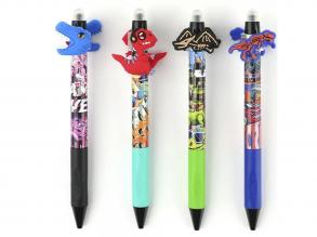 Nebulo: Mérges dinó radírozható nyomógombos zselés toll több változatban 1db