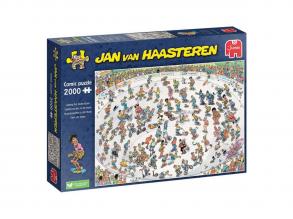 Jan van Haasteren Puzzle - Gördeszkázás a parkban, 2000 darabos