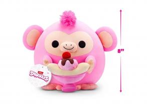 ZURU Snackles Core Ellie kerek plüss, 20 cm