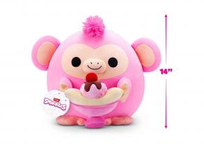 ZURU Snackles Core Ellie kerek plüss, 30 cm