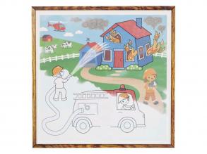 Mágikus festészet  járművek, 25 x 18 x 3 cm