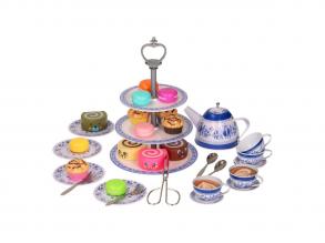 Tea szett kínáló tállal