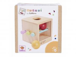 Eichhorn: Montessori Fa Golyóbedobó Doboz  Készségfejlesztő játék a legkisebbeknek - Simba Toys