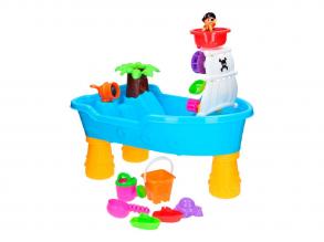 Homokozó és vizező asztalka