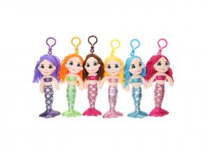 Hableány kulcstartó, 21 cm - többféle, 1 db