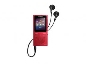 SONY NWE394R.CEW 8GB piros MP3 lejátszó