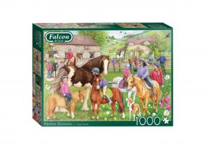 Falcon puzzle - Lovasiskola, 1000 darabos