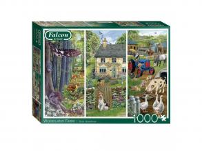 Falken puzzle - Erdei farm, 1000 darabos