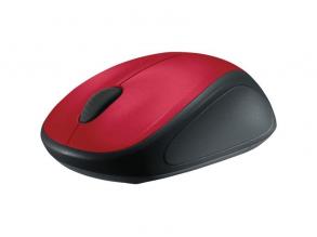 Logitech M235 vezeték nélküli piros notebook egér