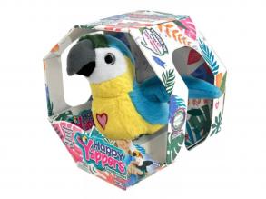 Happy Yappers interaktív plüss kék Papagáj