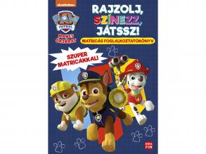 Móra: Mancs Orjárat - Rajzolj, színezz, játssz! matricás foglalkoztatókönyv szuper matricákkal