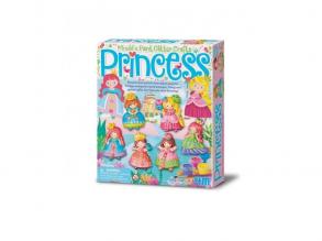 Csodás csillogó hercegnők gipszkiöntő - készlet 4M