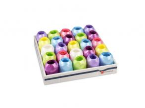 PRASENT AMERICA XXL pasztell színekben díszkötöző szalag 30mx10mm, tojás alakú, polipropilén, vegyes színekben