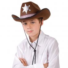 Cowboy kalap, barna színben