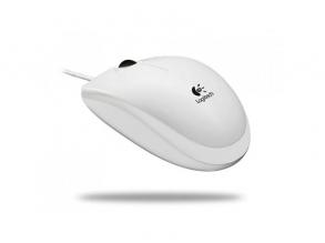 Logitech OEM B100 USB fehér egér