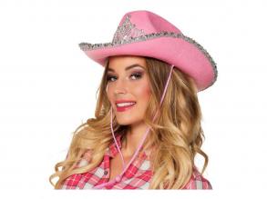 Csillámos Pink kalap