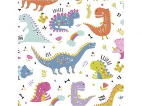 IRIS Daisy Everyday MIX szalvéta, 33x33 cm, 20db/csomag, 3 rétegű, vegyes minták