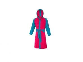 Bathrobe Microterry Bicolor Au Speedo unisex rózsaszín/kék színű fürdőköpeny