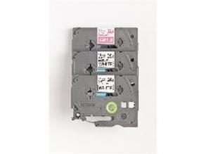 Brother TZe-241 18mmx8m fehér/fekete laminált szalag