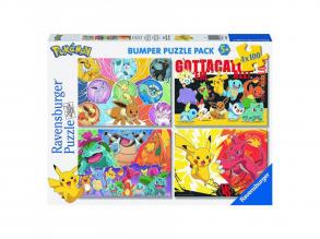 Ravensburger puzzle Pokémon 4 in 1 4x 100 darabos