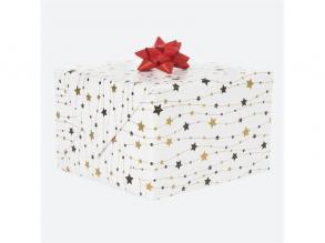 IRIS Karácsonyi tekercses csomagolópapír, 200x70cm, különböző mintákkal, 60g/m2