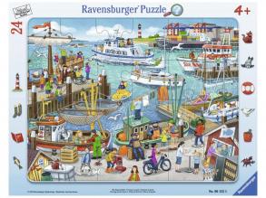 Egy nap a kikötőben 24 darabos puzzle
