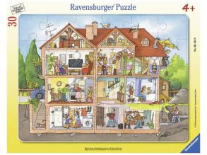 Ilyen a házunk 30 darabos puzzle