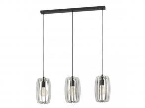 EGLO , 900503 , BAJAZZARA , függesztett lámpa , E27 , 3X40W , IP20 , szürke