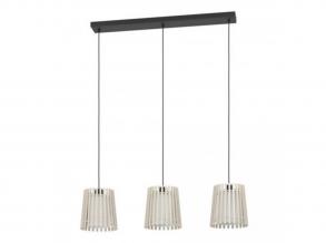 EGLO , 900903 , FATTORIA , függesztett lámpa , E27 , 3X25W , IP20 , natúr, fehér