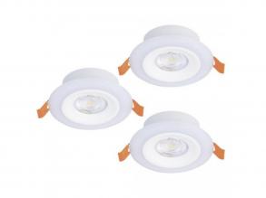 EGLO , 901117 , CALONGE RGB , süllyesztett lámpa , 2700 K 6500 K , LED , 3X3,8W , Yes , IP20, IP44