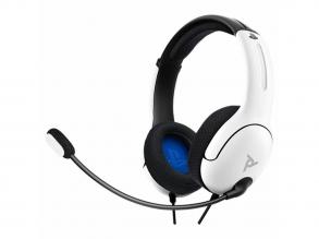 PDP LVL40 PlayStation 4/5 fehér headset