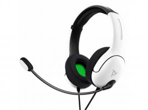 PDP LVL40 Xbox Series X fehér gamer headset