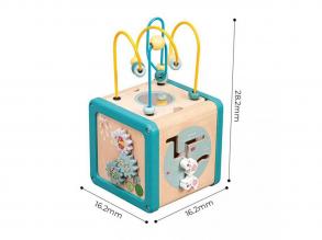 Fa aktivitás kocka gyöngykerettel