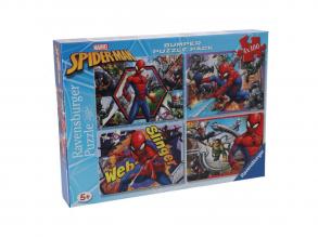 Puzzle Pókember 4 In 1, 4x100 darabos
