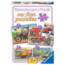 Munkagépek 4 az 1 ben puzzle