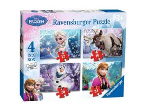 Disney: Jégvarázs 4 az 1-ben puzzle szett - Ravensburger