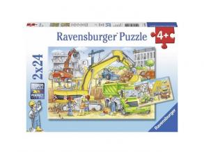 Építkezés 2x24db-os puzzle - Ravensburger