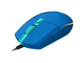 Logitech G203 Lightsync kék gamer egér