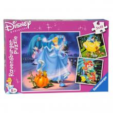 Disney hercegnők puzzle, 3x49 darabos