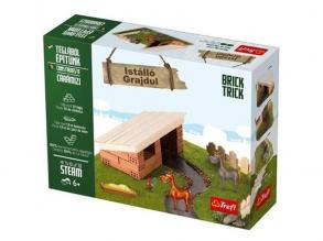 Brick Trick Téglából építünk: Istálló építőjáték - Trefl