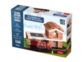 Brick Trick Téglából építünk: Tűzoltóállomás építőjáték - Trefl