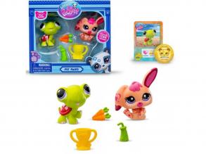 Littlest Pet Shop: Relay Racers - Teknős és Nyuszi figura csomag 2. Széria