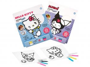 Sticker Art: Hello Kitty színezhető matrica szett többféle 1db - Comansi