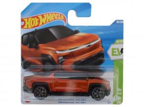 Hot Wheels: Silverado EV RST narancssárga kisautó 1/64 - Mattel