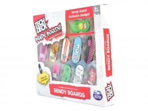 Tech Deck Bendy ujj-gördeszkák, 10 darabos csomag