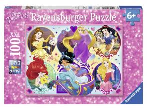 Puzzle 100 db - Disney Hercegnők 2