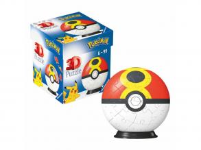 Pokémon Pokéball 3D puzzle labda, 54 darabos