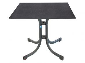 Összecsukható asztal - 80x80 cm, antracit